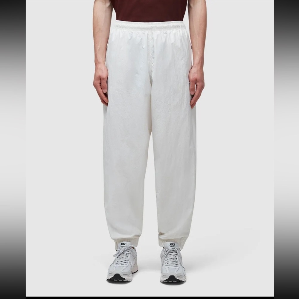 New Nike Sportswear Solo Swoosh Track Pants Jogger sz L Off White DQ6571 030